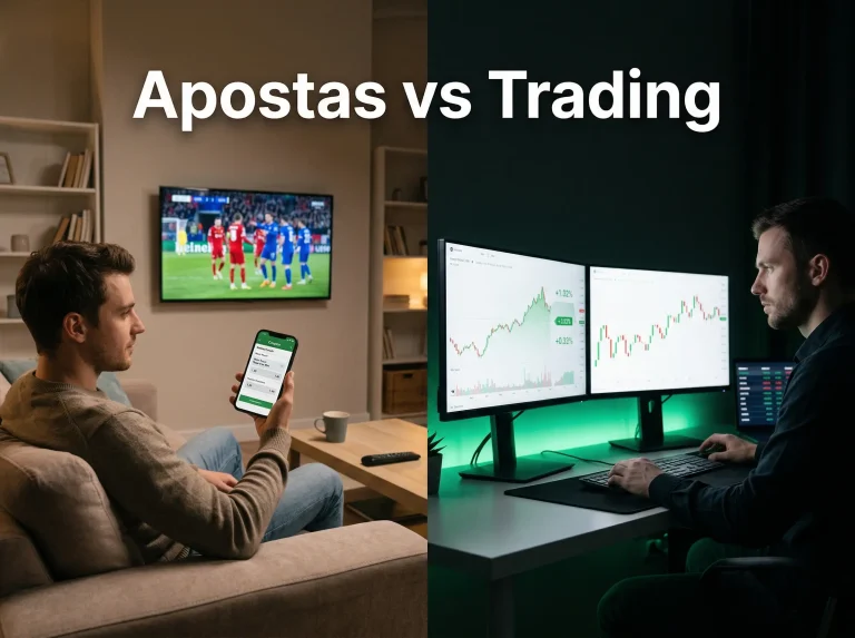 Comparação entre apostas desportivas tradicionais e trading desportivo