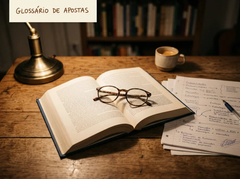 Glossário completo de termos de apostas desportivas